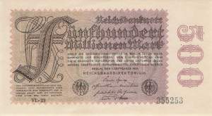 500 Millionen Mark 1923